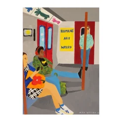 Paper Collective Humans Are Weird poster, 30x40 cm Multi
