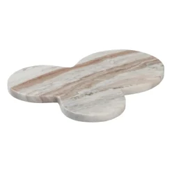 Humdakin marble tray 26 cm, Brown Online