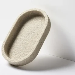 Humdakin Sandstone oval tray 15x25 cm, Natural Beige Best