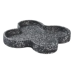 Humdakin Terrazzo tray 27 cm, Black