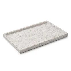 Humdakin Terrazzo tray 30x20 cm, White-brown WhiteBrown
