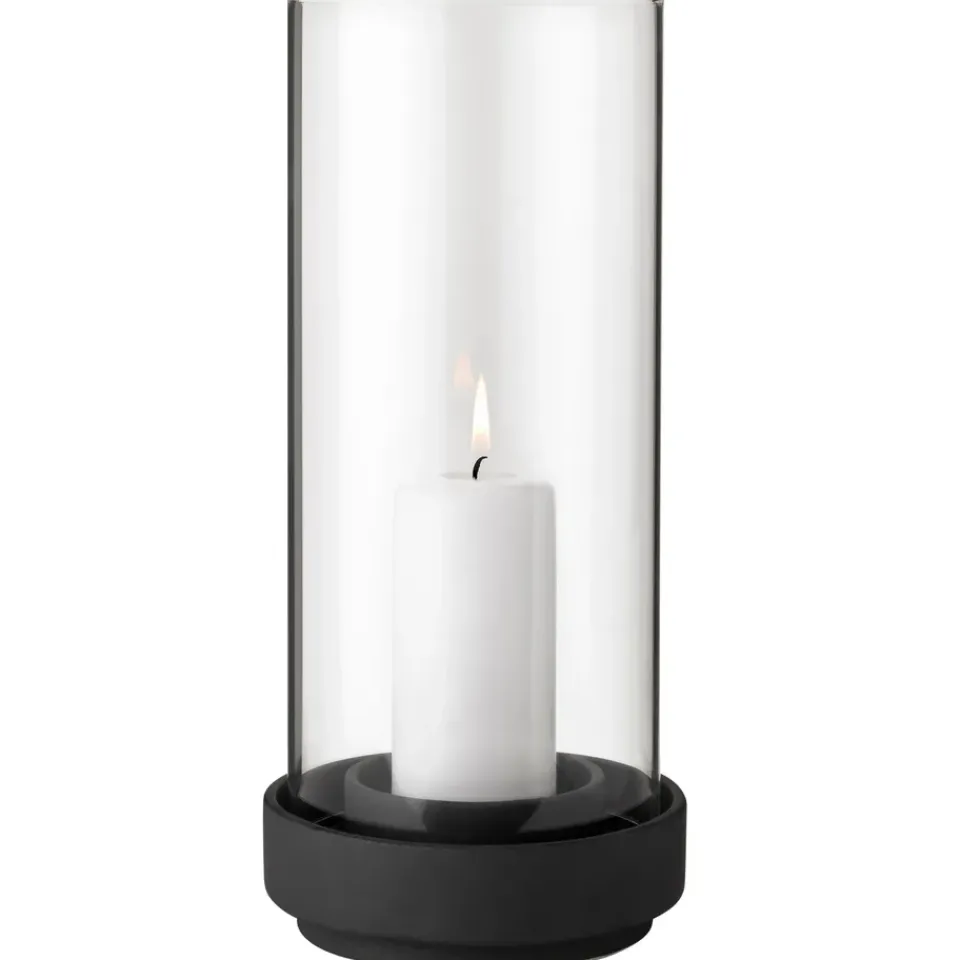 Stelton Hurricane lantern black, Large Brown Best