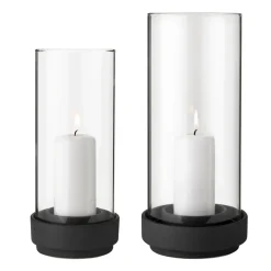 Stelton Hurricane lantern black, Large Brown Best