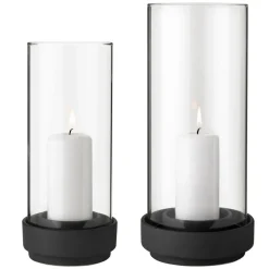 Stelton Hurricane lantern black, Small Brown Sale