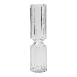 Broste Copenhagen Hyacint glass vase 31.7 cm, clear Transparent New