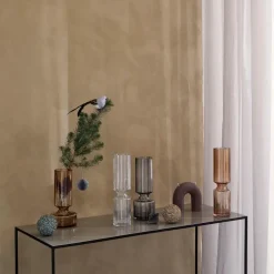 Broste Copenhagen Hyacint glass vase 31.7 cm, clear Transparent New