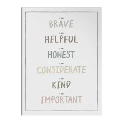 Kunskapstavlan® I am poster 30x40 cm, Dusty pastel Multi Online