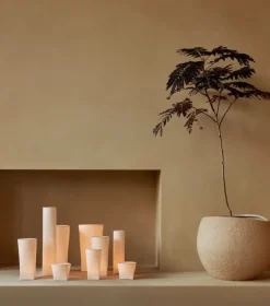 Audo Copenhagen Ignus LED candle 35 cm, Ivory BeigeWhite Discount