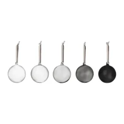 Iittala glass ball Ø8 cm 5-pack, Gray Grey