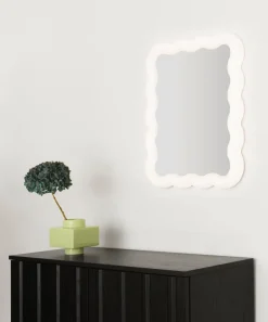 Normann Copenhagen Illu mirror 65x50 cm, White Clearance
