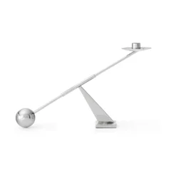 Audo Copenhagen Interconnect candlestick 42,5 cm, Stainless steel Silver-coloured Sale