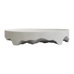 101 Copenhagen Iwa decorative tray, Birch, Ø43 White Outlet