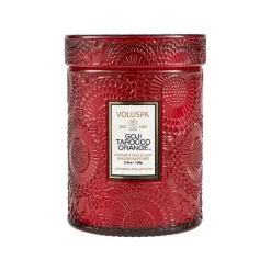 Voluspa Japonica scented in glass jar 50 hours, goji tarocco orange Red Sale