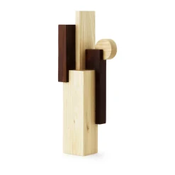 Normann Copenhagen Join sculpture large, Ash-carbonized ash BeigeBrown Discount