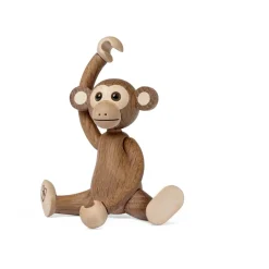 Spring Copenhagen Jolly monkey decoration 11 cm, Oak Brown Outlet