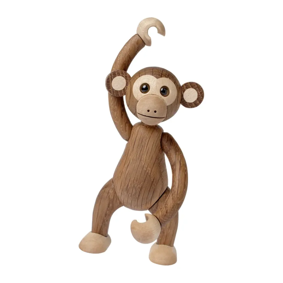 Spring Copenhagen Jolly monkey decoration 11 cm, Oak Brown Outlet