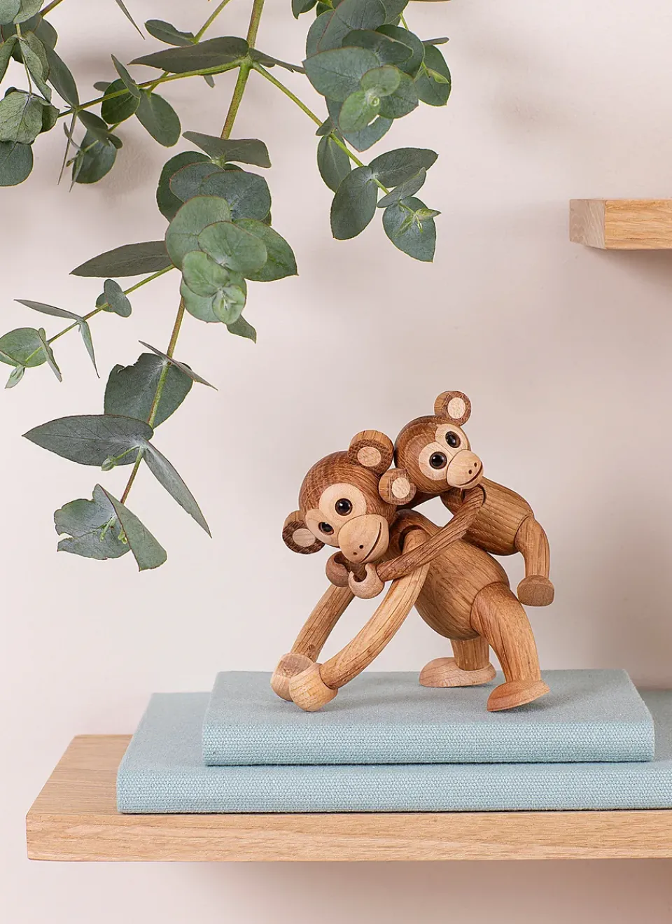 Spring Copenhagen Jolly monkey decoration 11 cm, Oak Brown Outlet