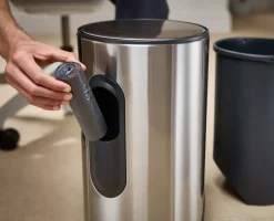Joseph Joseph Arc pedal bin 10 L, Stainless steel Silver-coloured Outlet