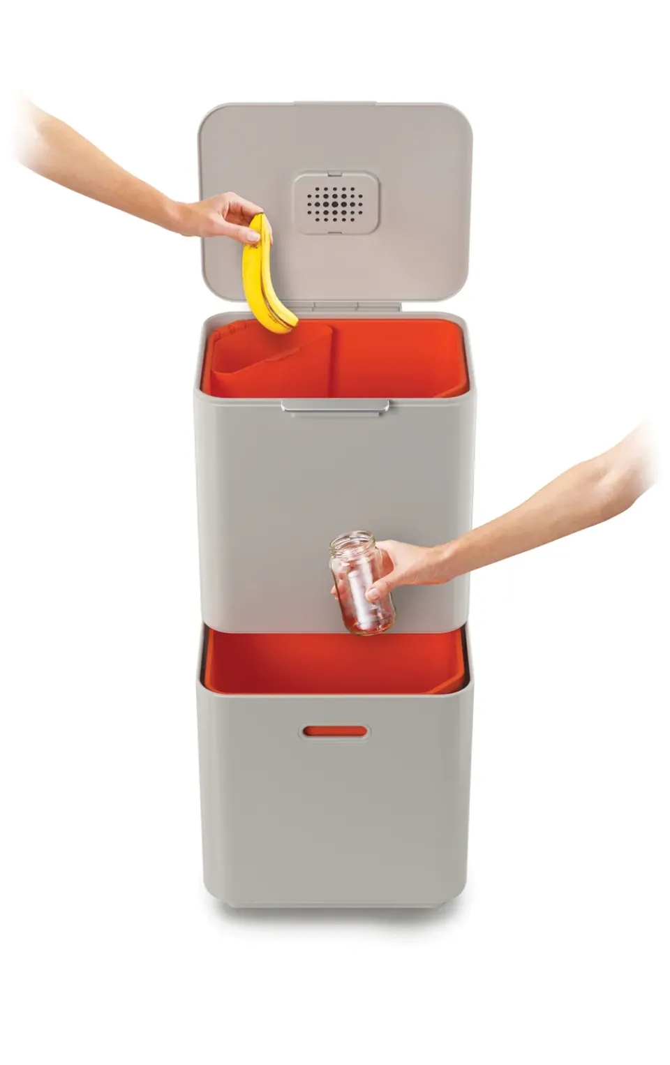 Joseph Joseph Totem Max trash bin 60 L, Stone Beige Sale