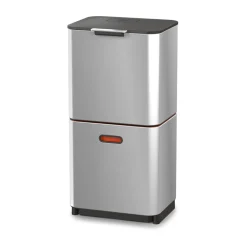 Joseph Joseph Totem Max trash bin 60 L, Stainless steel Silver-coloured New