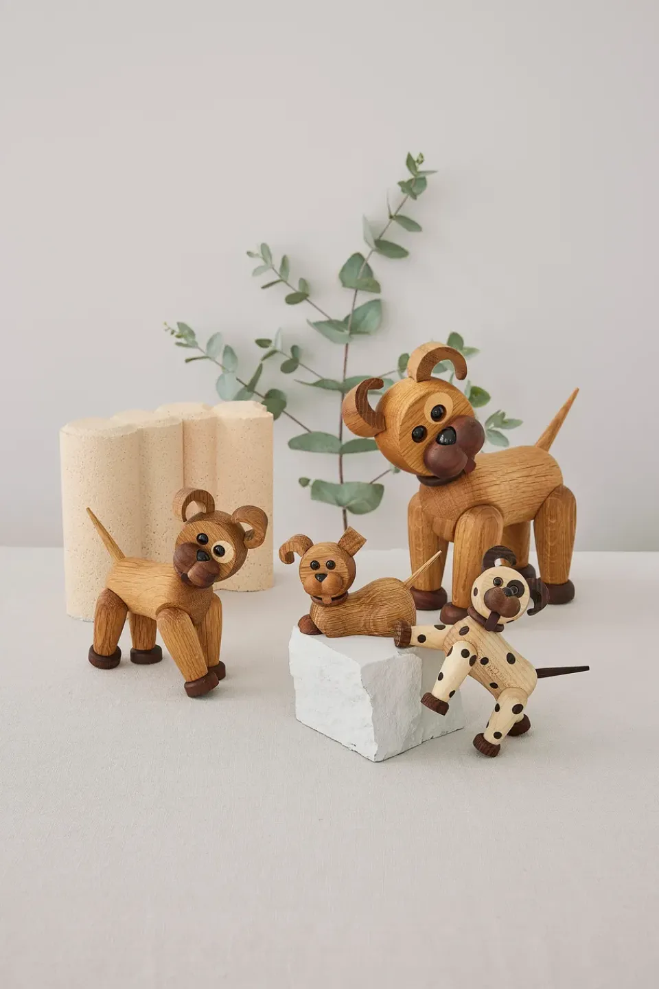 Spring Copenhagen Joy dog decoration 11 cm, Maple Beige Online