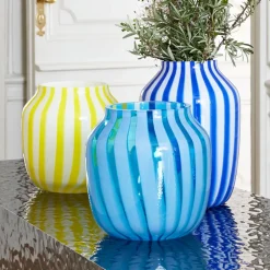 HAY Juice Vase, , glass, high Blue Outlet