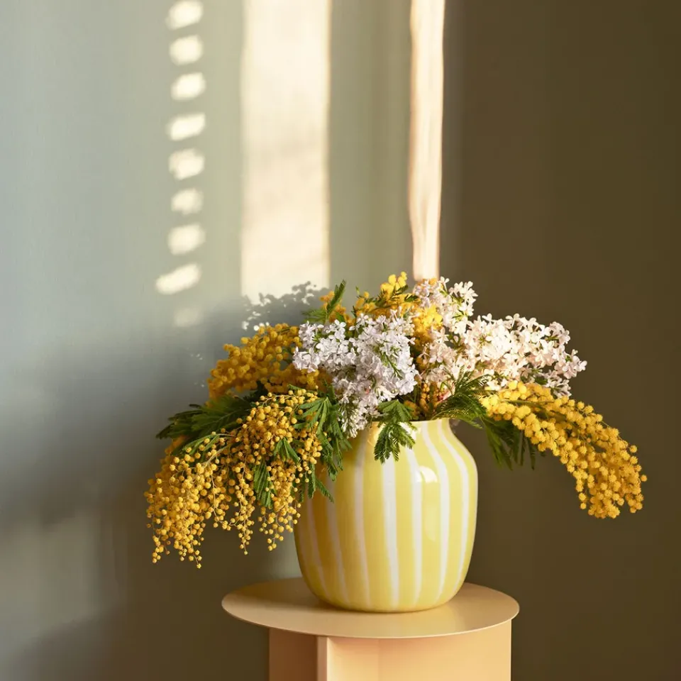 HAY Juice Wide vase 22 cm, Yellow Outlet