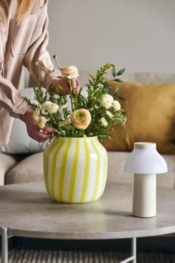HAY Juice Wide vase 22 cm, Yellow Outlet