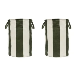 OYOY Kara storage basket large Ø38x54 cm, Dark Green New