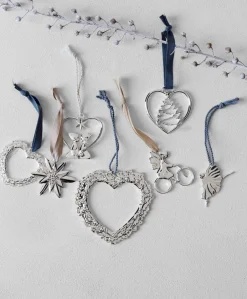Rosendahl Karen Blixen window decoration Flower heart, Silver Silver-coloured Best