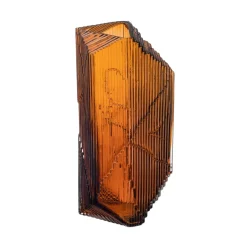 Iittala Kartta glass sculpture 33 cm, copper Orange Sale