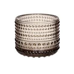 Iittala Kastehelmi candleholder, linen Beige Clearance