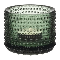 Iittala Kastehelmi candleholder, Pine Green Online