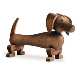 Kay Bojesen Denmark Kay Bojesen dog 18,5 cm, Walnut Brown Clearance