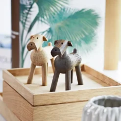 Kay Bojesen Denmark Kay Bojesen dog Tim, Light oak Brown Hot