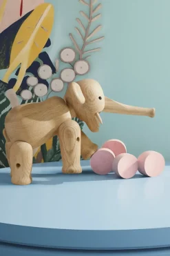 Kay Bojesen Denmark Kay Bojesen elephant large, Oak Brown Outlet