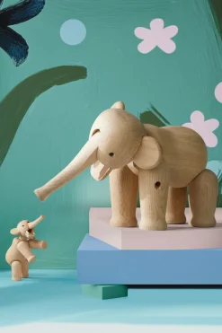 Kay Bojesen Denmark Kay Bojesen elephant Liliput, Oak Beige Best