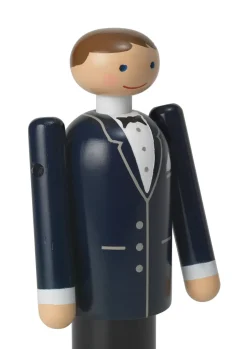 Kay Bojesen Denmark Kay Bojesen groom, -black-white, 12 cm Blue Discount