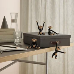 Kay Bojesen Denmark Kay Bojesen monkey mini, Dark-stained oak Brown Hot