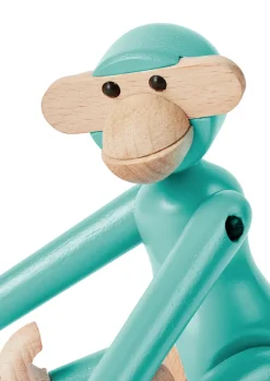 Kay Bojesen Denmark Kay Bojesen monkey mini, Turquoise Blue Sale