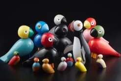 Kay Bojesen Denmark Kay Bojesen puffin, 19,5 cm. BlackWhite Outlet