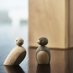 Kay Bojesen Denmark Kay Bojesen sparrows 2-pack, Oak Brown Online