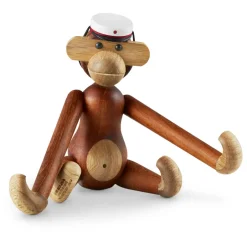 Kay Bojesen Denmark Kay Bojesen student cap for the small monkey, White- Red New