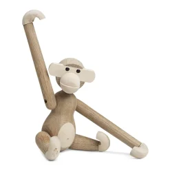 Kay Bojesen Denmark Kay Bojesen wooden monkey small, Untreated oak and maple BeigeBrown