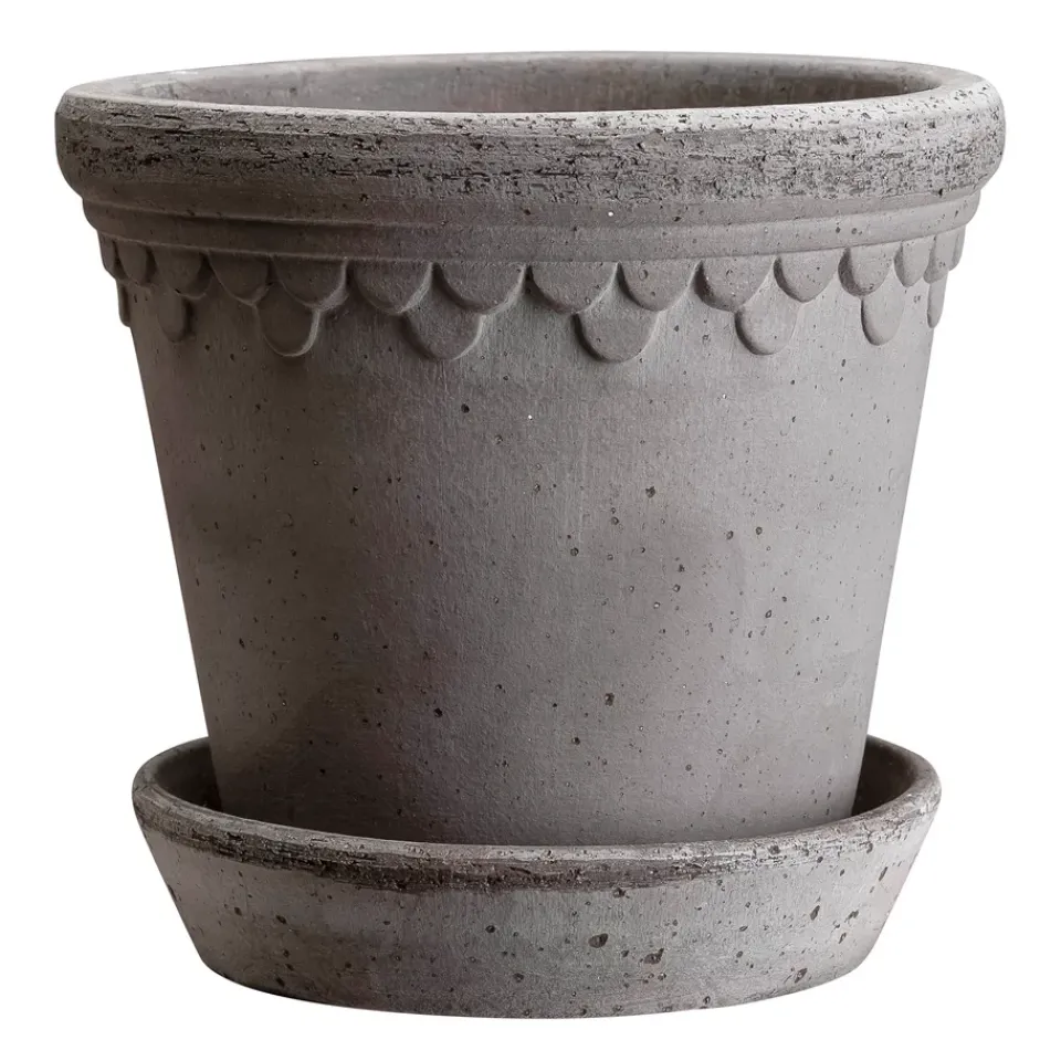 Bergs Potter Københavner flower pot Ø12 cm, Grey New