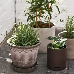 Bergs Potter Københavner flower pot 21 cm, Grey New