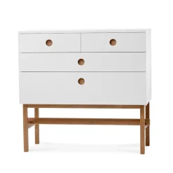 A2 Keep dresser, , oiled oak legs White Hot