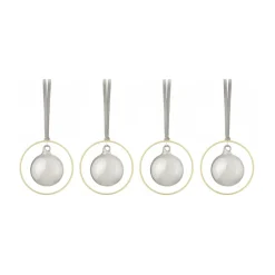 Blomus KITAI Christmas bauble 8,5 cm 4-pack, Smoke Grey Sale