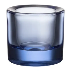 Iittala Kivi candle holder 60 mm, Aqua Blue New