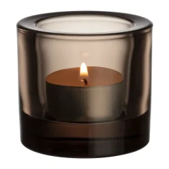 Iittala Kivi candle holder 60 mm, Linen Brown Hot